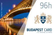 the margaret bridge at the blue hour and the city's crest on the 96h card