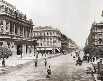 Andrássy Av. and the Opera House anno