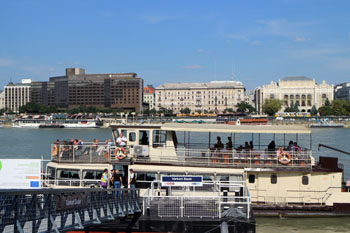 The three Danube bank hotels in Pest