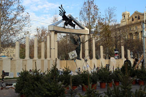 The Memorial of the Nazi Occupation - source of much controversion
