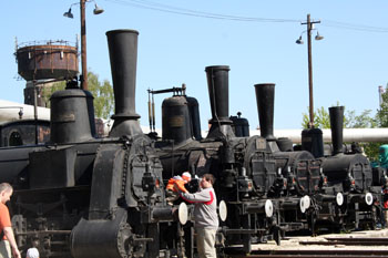 Old Locomotives Hungarian Railway Museum 