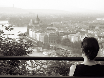 view from Buda Castle Hill