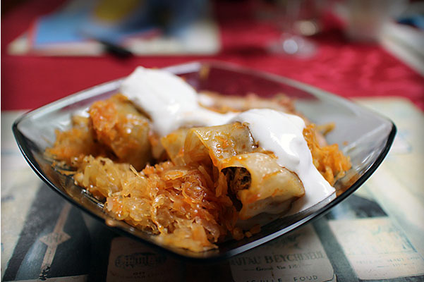 Traditional Food in Hungary Hungarian Christmas Recipes Beigli Stuffed Cabbage