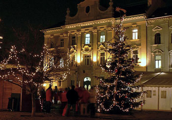 Christmas on main sqr of Obuda