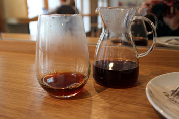 filter coffee in Cafe Nomuri
