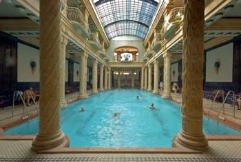 inside the Gellért Bath