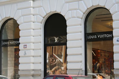 Louis Vuitton shop on Andrássy road