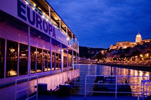 on a Danube River Tour at night