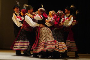Folk dance by a Hungarian Dance Ensemble