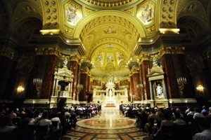 the basilica's interior