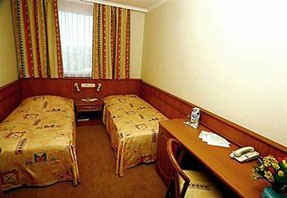 a basic room in Hotel Wien 
