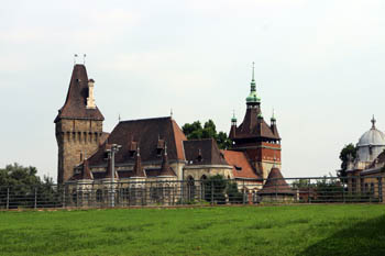 front view of the castle