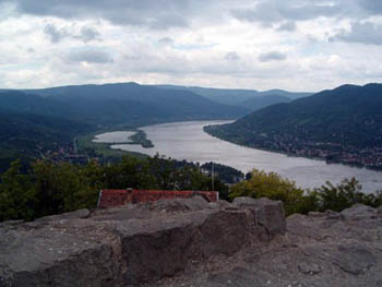 view of the Danube bend