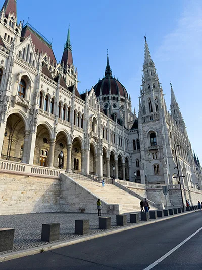 Dome of the Biudapest Parliament outside